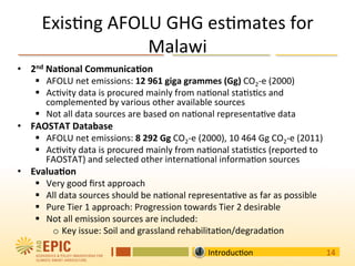 Phiri Refining GHG estimates using national household survey data Nov 10 2014