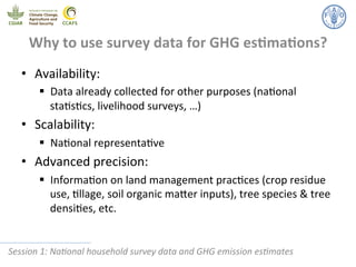 Phiri Refining GHG estimates using national household survey data Nov 10 2014