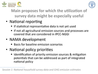 Phiri Refining GHG estimates using national household survey data Nov 10 2014