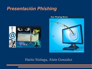 Presentación Phishing Haritz Sistiaga, Alain Gonzalez 