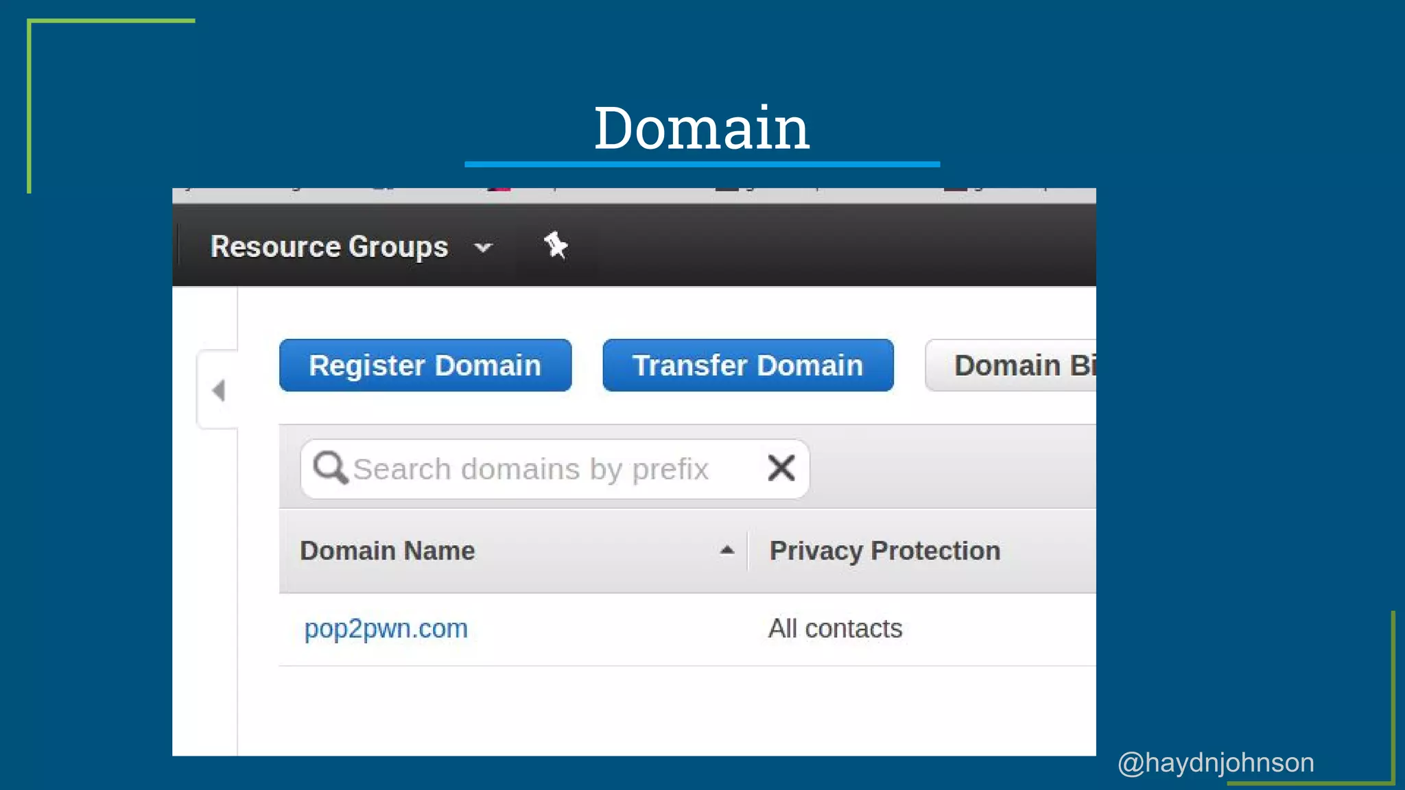 @haydnjohnson
Domain
 