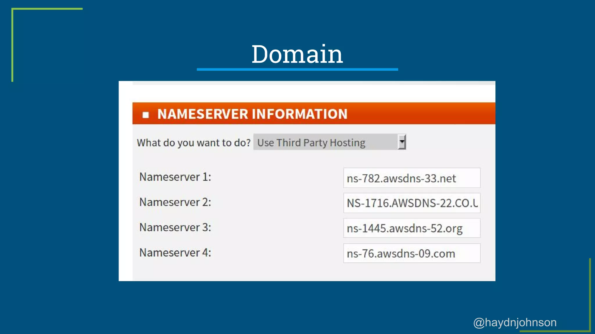 @haydnjohnson
Domain
 
