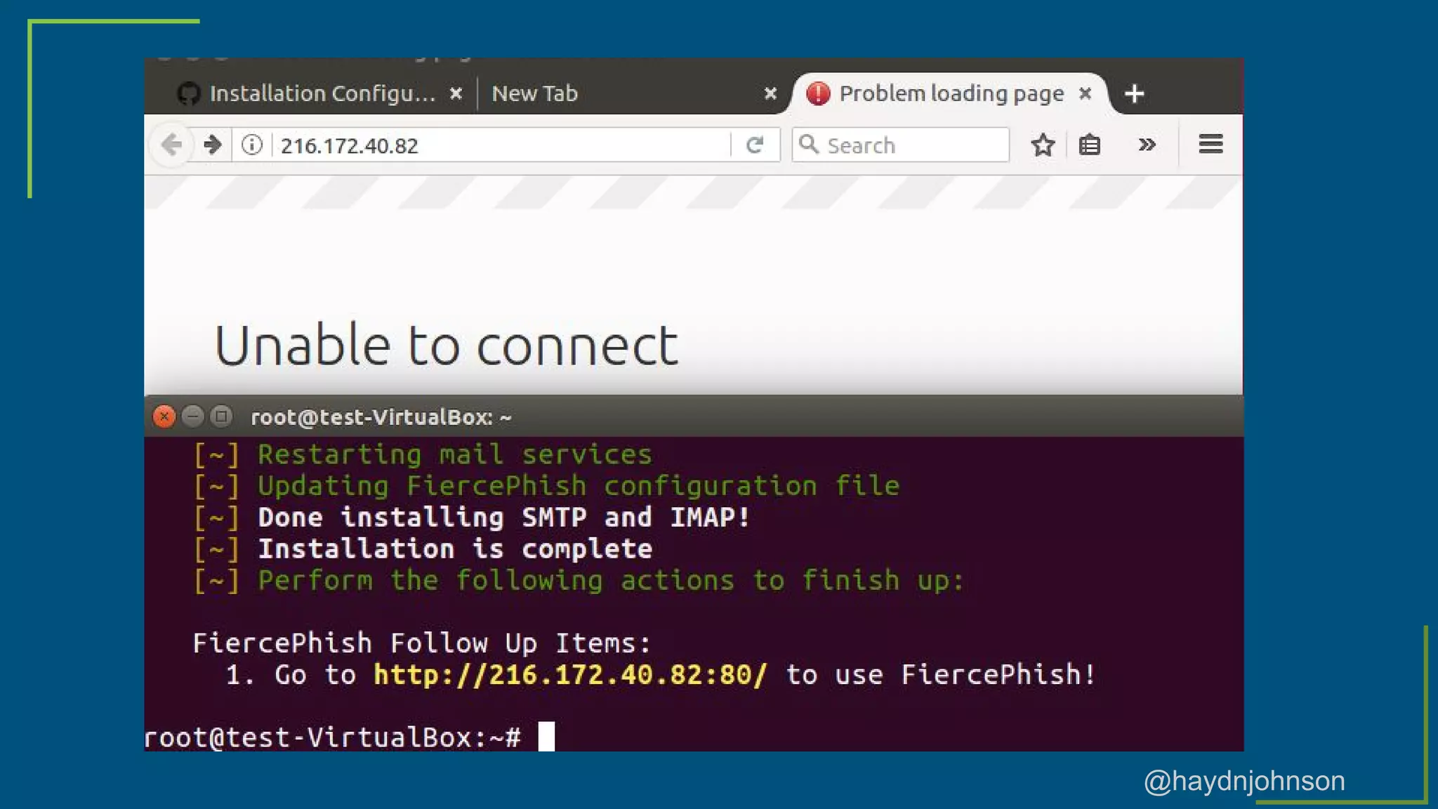 @haydnjohnson
Careful
 