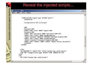 Reveal the injected scripts...




68    (PHISHING )
 