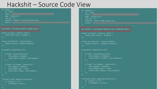 Hackshit – Source Code View
11
 