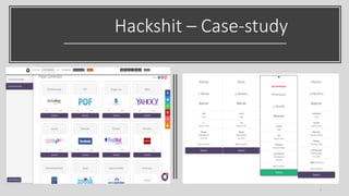 Hackshit – Case-study
9
 