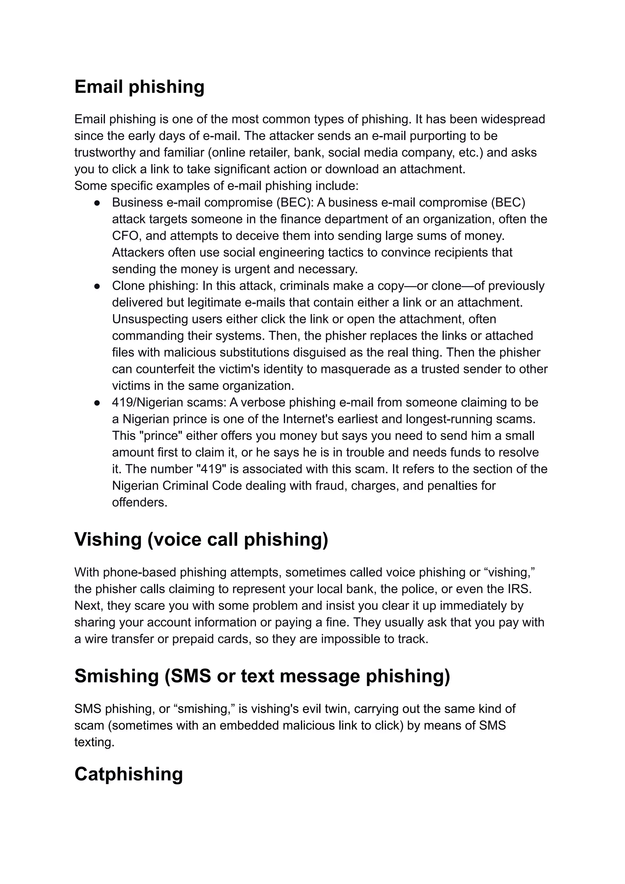 Phishing, Smishing and vishing_ How these cyber attacks work and how to ...