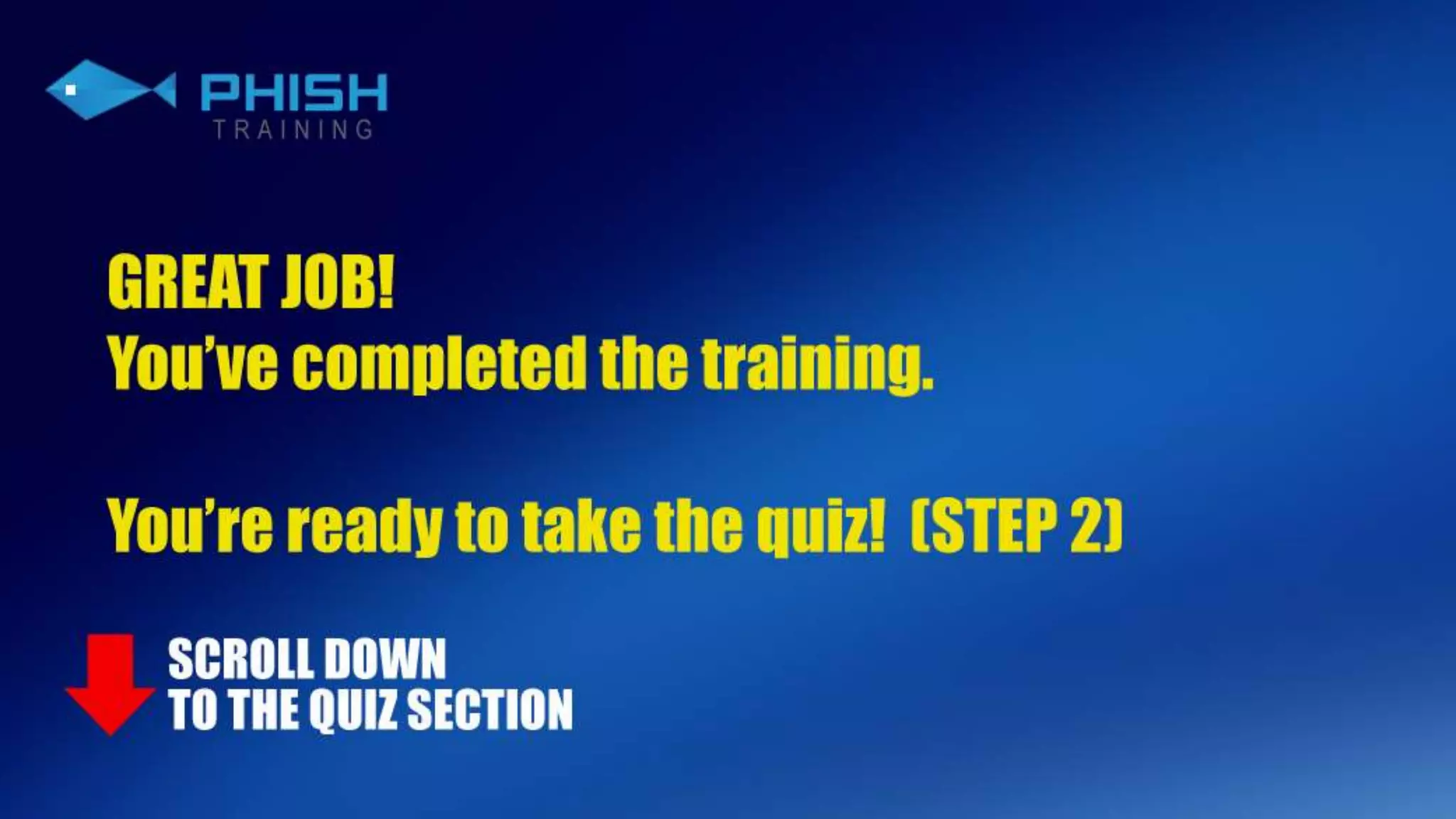 Phish training final