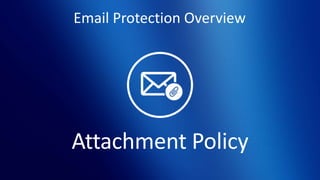 Email Protection Overview
Attachment Policy
 