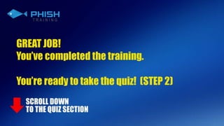 Phish training final