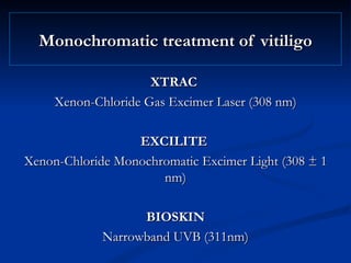 Phisical treatments in Vitiligo - Prof. Lotti Torello, MD | PPT