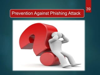 Prevention Against Phishing Attack
39
 