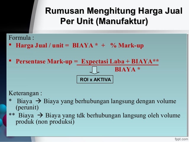 23+ Contoh harga jual per unit pada makalah ideas