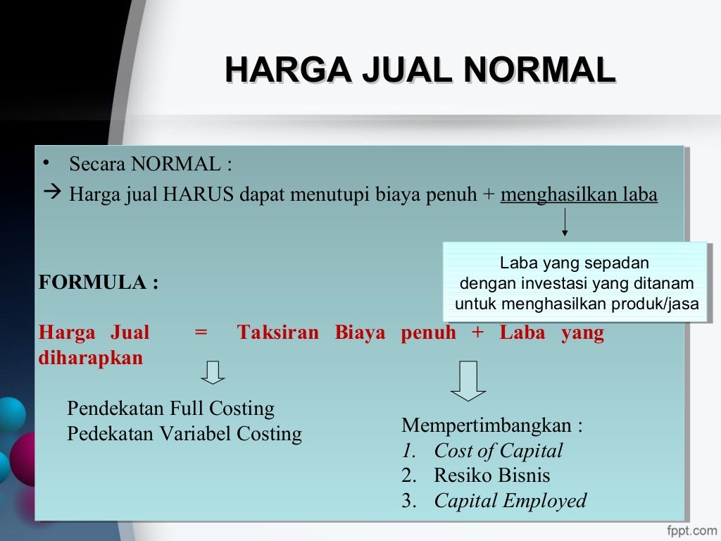 Penentuan Harga Jual: Sebuah Tinjauan Literatur dan Implikasinya bagi Bisnis Modern
