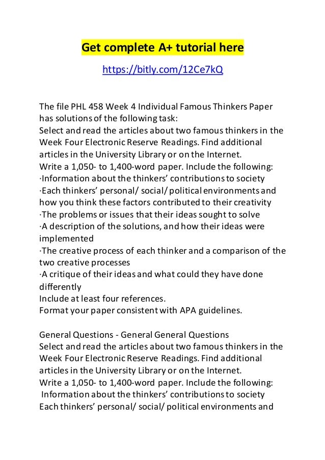 Famous thinker essay 07 picture