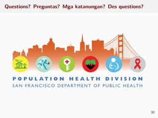 Questions? Preguntas? Mga katanungan? Des questions?
30
 
