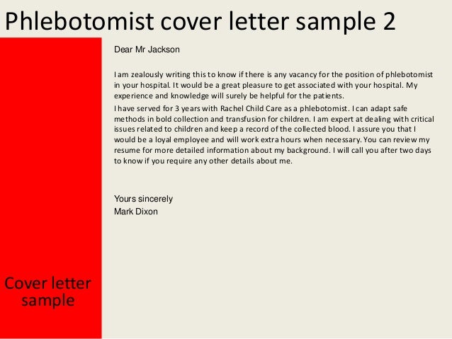 phlebotomist cover letter muco tadkanews co