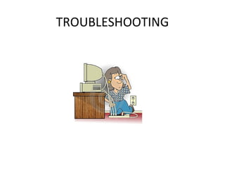 TROUBLESHOOTING
 