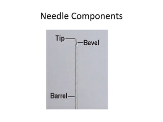 Needle Components
 