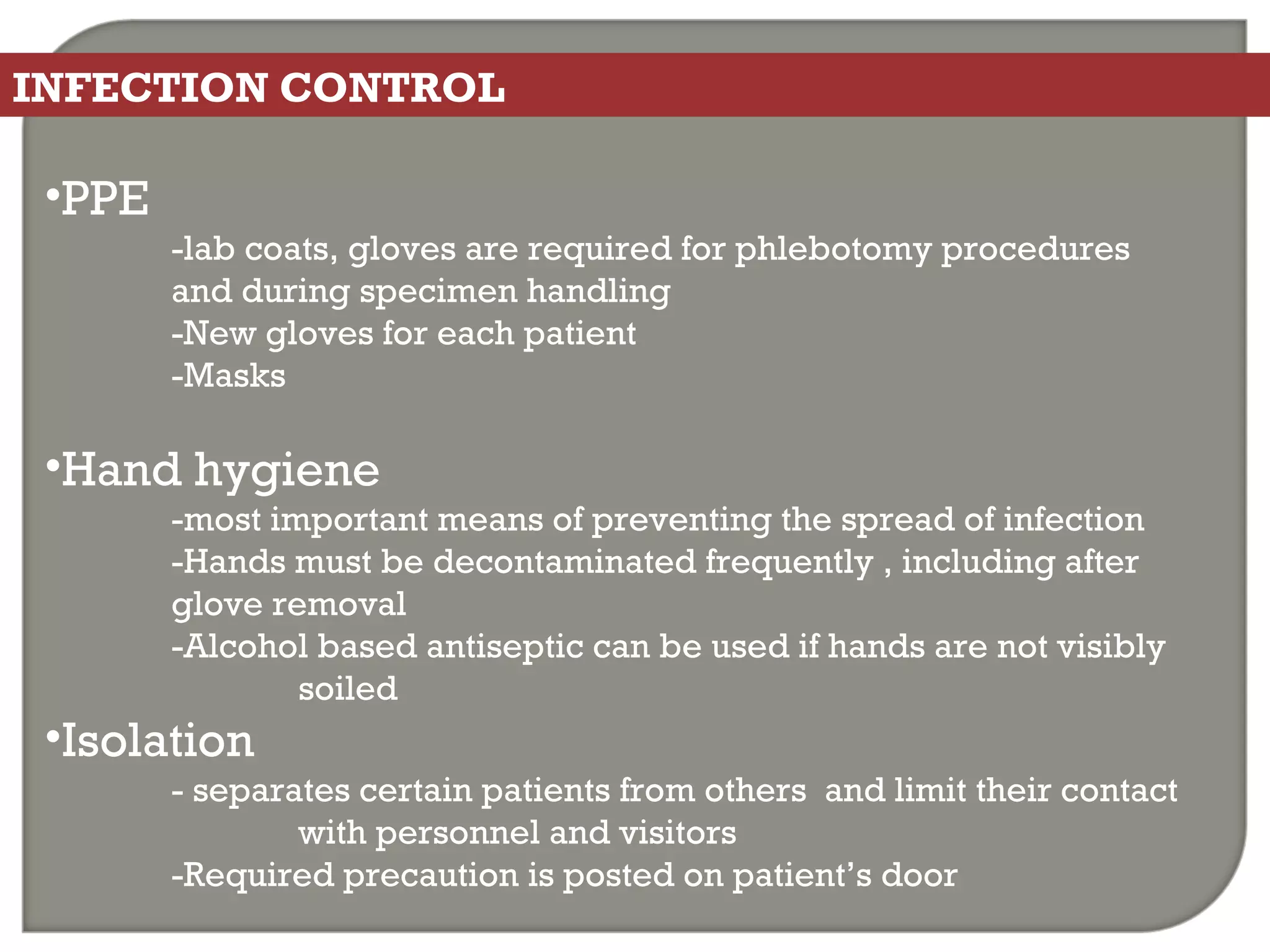Phlebotomy quality lec 3 | PPT