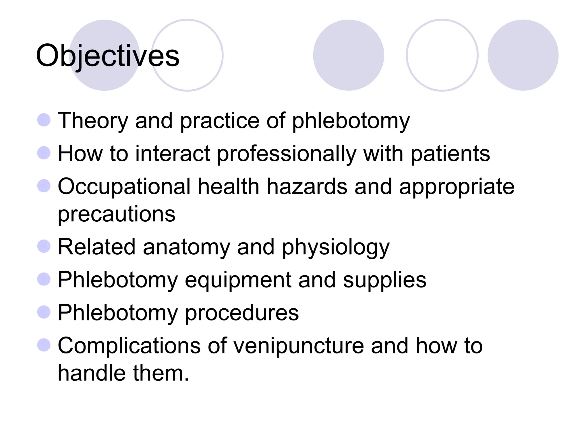 Phlebotomy (1) definition and Types and classification PPT