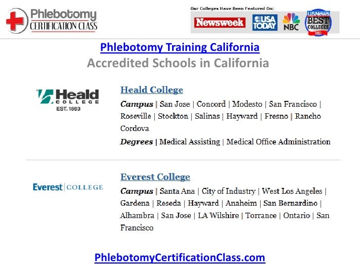 Phlebotomy Training California