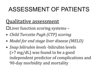 Post hepatectomy liver failure full ppt. | PPT