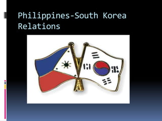Philippines-South Korea
Relations
 