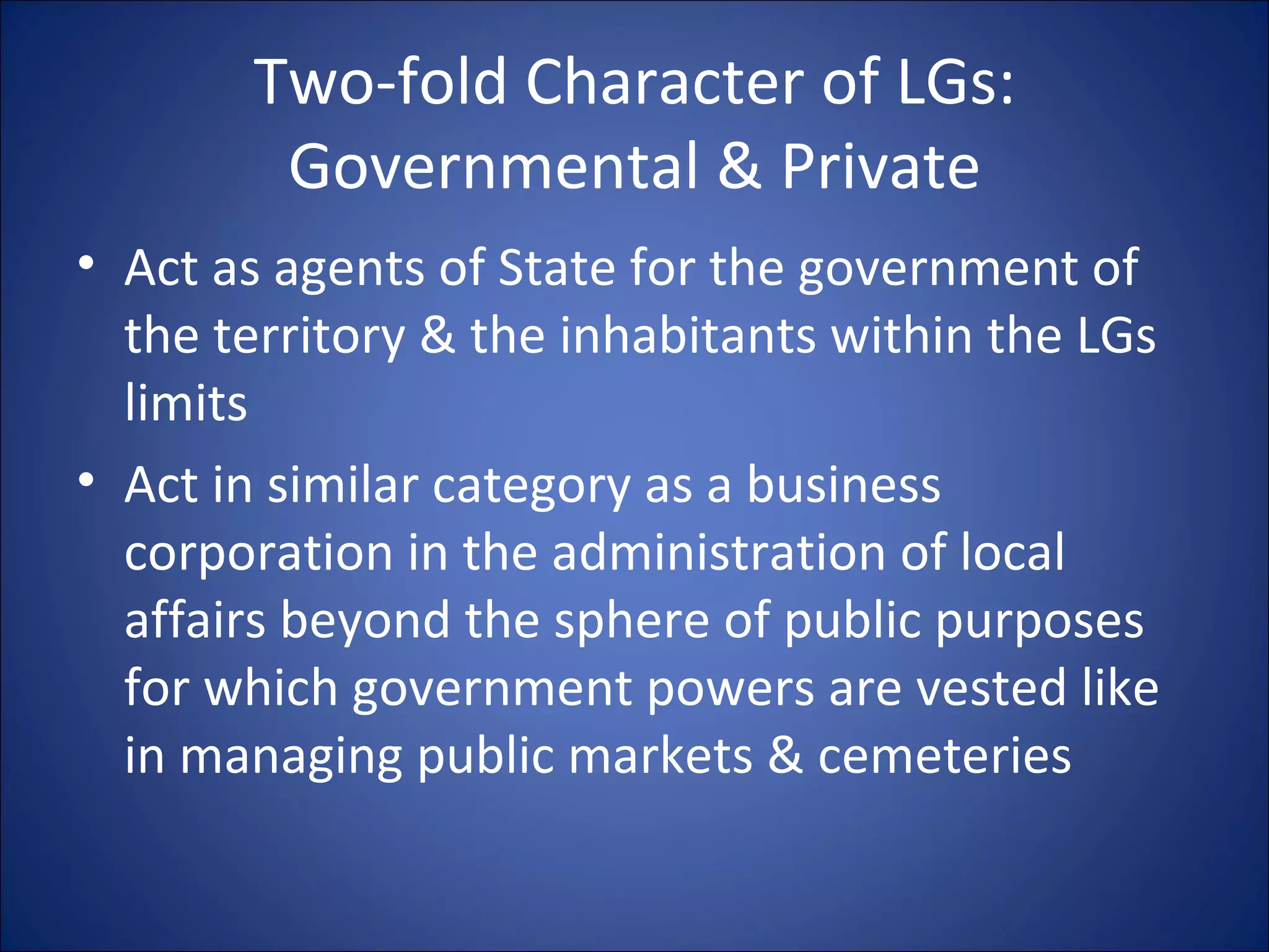 Local Government System Module Ph Local Government System | PPT