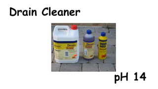 Drain Cleaner

pH 14

 
