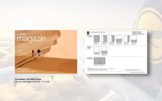 Circulation: 575.280 Copies
Cost per Message: € 40.400,- (1/1 Ad)
 