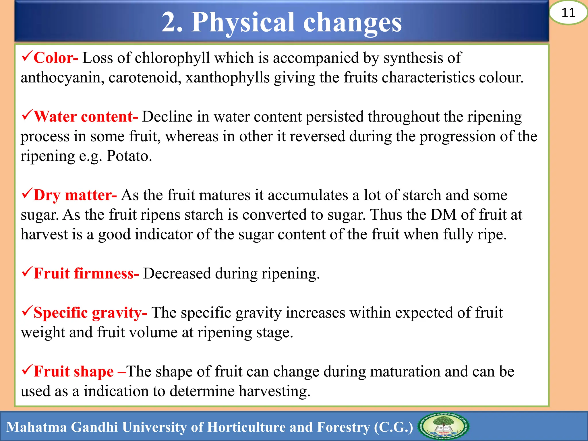 Post Harvest Technology, Ripening and senescence of fruits and ...