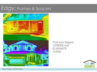 Source: IR Images: Lorna Fear IR images
Find your biggest
LOSERS and
ELIMINATE
THEM!
 