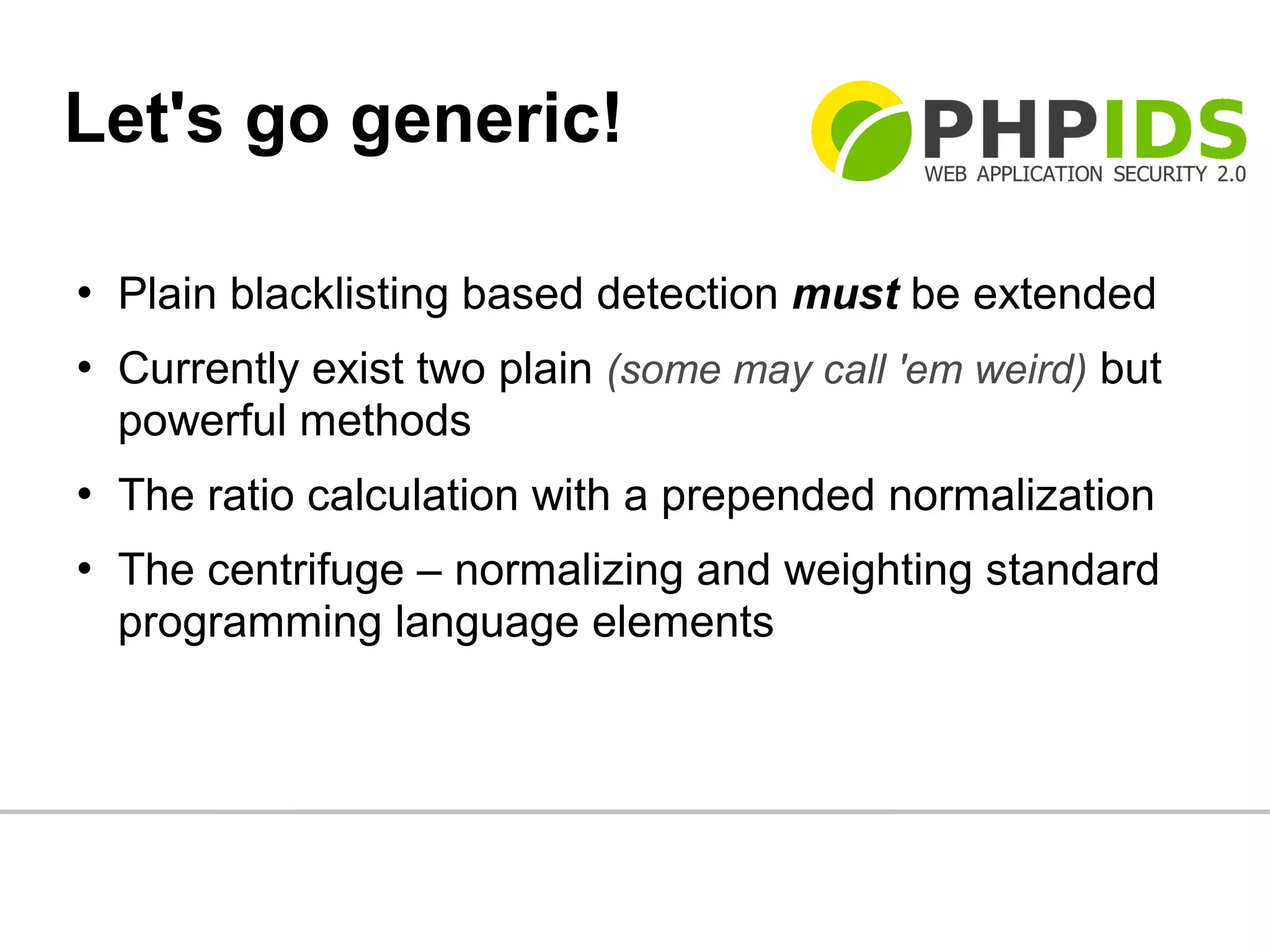 Generic Attack Detection - ph-Neutral 0x7d8