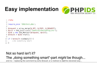 Easy implementation




Not so hard isn't it?
The „doing something smart“-part might be though...
and no – replacing the c...