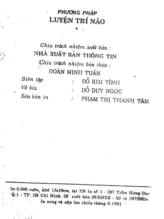 Phương pháp luyện trí não 1