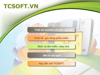TCSOFT.VN

Thiết kế website chuyên nghiệp
Thiết kế gia công phần mềm
Dịch vụ tên miền, máy chủ

Mã số mã vạch
Hãy đến với TCSOFT

 