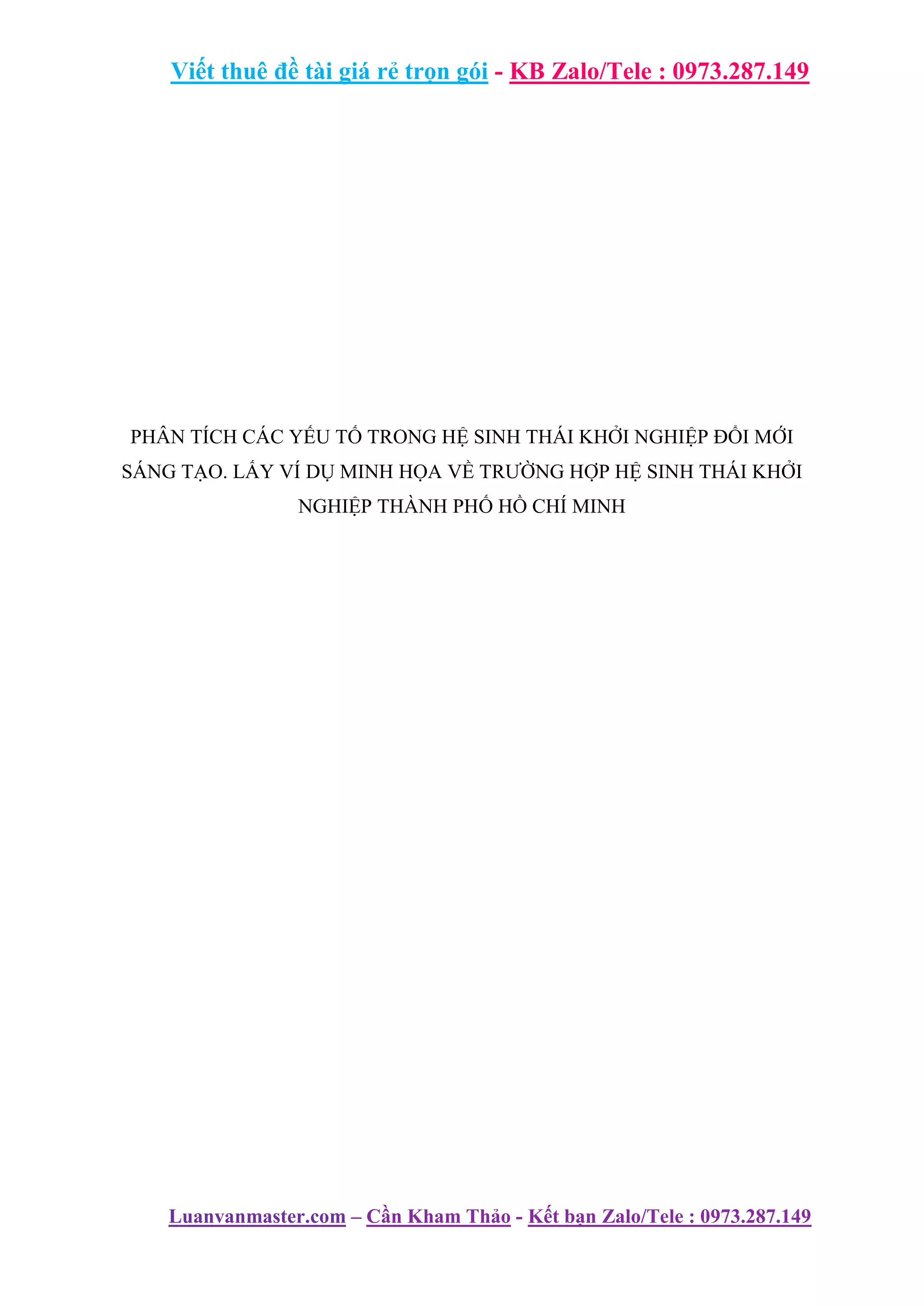 Phân Tích Các Yếu Tố Trong Hệ Sinh Thái Khởi Nghiệp Đổi Mới Sáng Tạo.docx