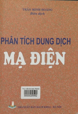 Phân tích dung dịch mạ điện, Trần Minh Hoàng biên dịch.pdf