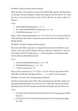 Comprehensive Analysis of SQL Injection Protection Rules in ModSecurity ...