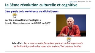 Gilles Le Page – mars 2017
Le « collaboratf » produit de l'intelligence !
Le groupe d’apprenants est une ressource pédagogique essentielle !
Ce qui rend un apprenant plus compétent « dans la vie »

Echanger avec les autres pour aboutr à une soluton

Comprendre d’autres points de vue,

Découvrir d’autres chemins

Se remettre en queston pour « fonctonner avec d’autres »
Source image : probono.fr
 