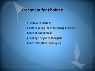 You know your fears are unreasonable/exaggerated but you’re not able to control it