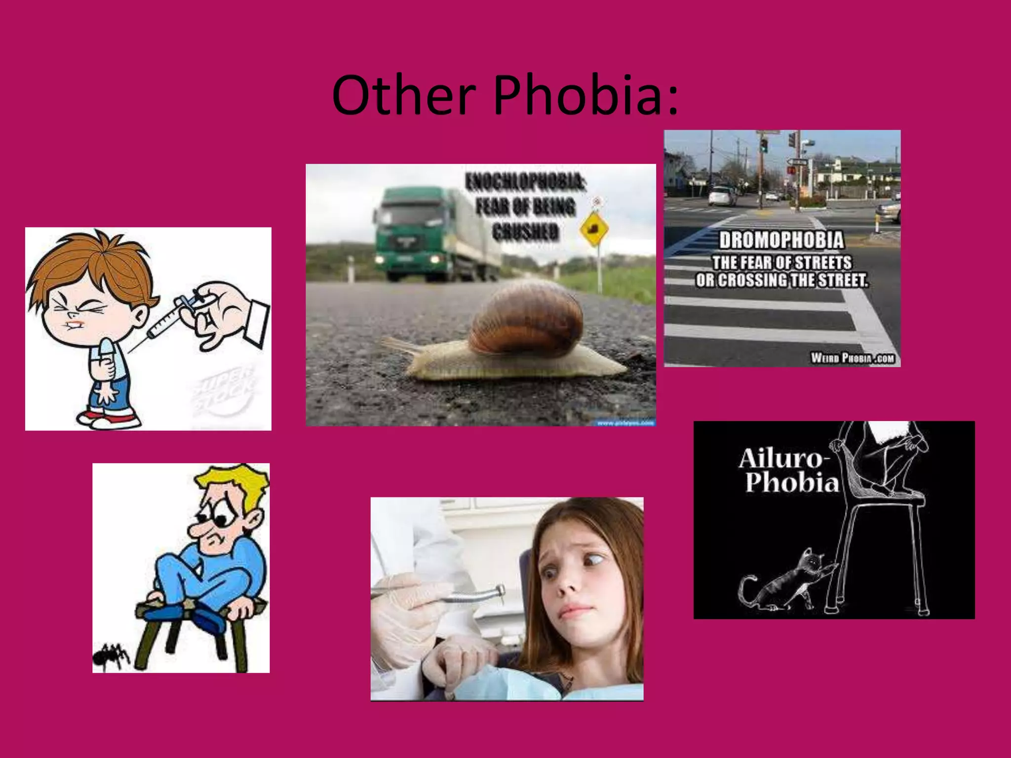 Other Phobia:
 