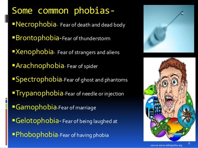 phobias heights of fear common Phobia