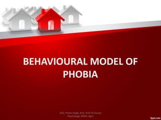 BEHAVIOURAL MODEL OF
PHOBIA
©Dr. Preeti Singh, Asst. Prof of Clinical
Psychology, IMHH, Agra
 