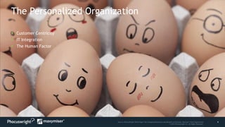 8Source: PhoCusWright White Paper The Changing Dimensions and Benefits of Personal, Relevant Travel Experiences
© 2014 Phocuswright Inc. All Rights Reserved.
The Personalized Organization
 Customer Centricity
 IT Integration
 The Human Factor
 