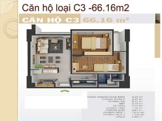 Căn hộ loại C3 -66.16m2
 