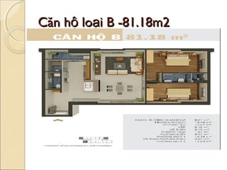 Căn hộ loại B -81.18m2
 