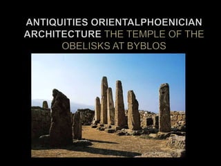 Phoenician empire history of architecture