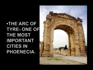 Phoenician empire history of architecture